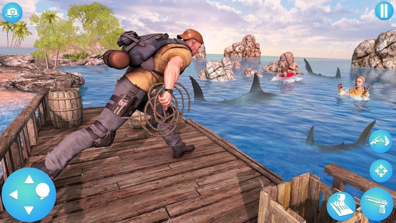 鱼猎人鲨鱼模拟器游戏中文版图片2