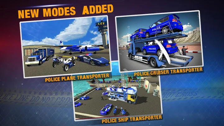 警察飞机运输车游戏手机版